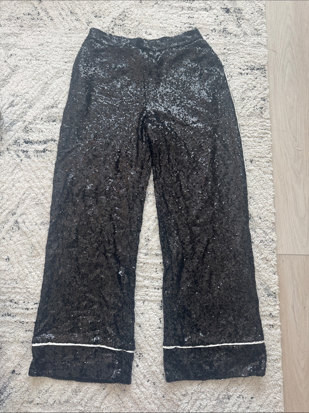 Lulus Sequin Wide-Leg Bottoms